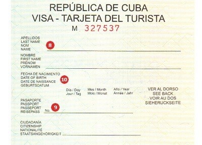 Cuban Visa